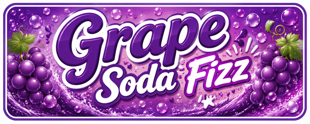 Grape fizz Soda