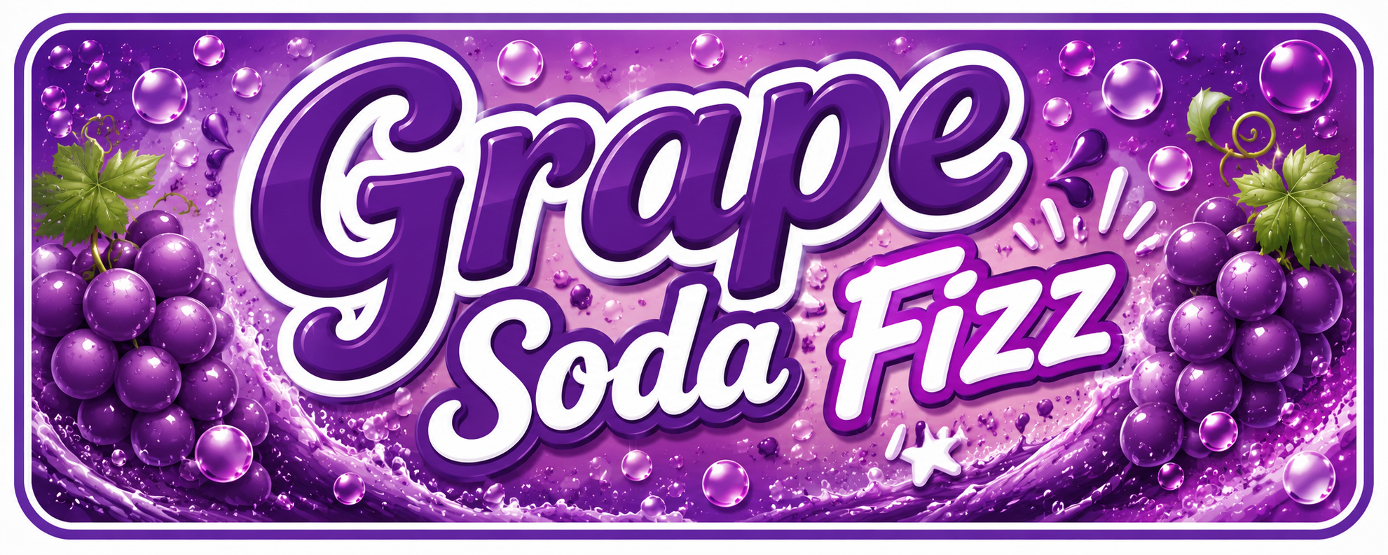 Grape fizz Soda